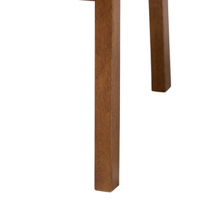 Baxton Studio Baxton Studio Biana Boucle Dining Chair - Japandi-Inspired Cream Accent Chair for Modern Elegance BBT5541-Cream/Walnut-DC