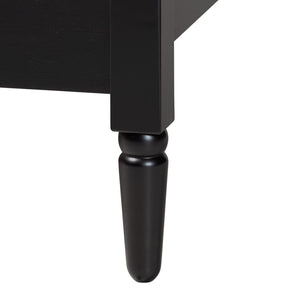 Baxton Studio Baxton Studio Braith Farmhouse Spindle Platform Bed – Timeless Charm, Sturdy Design for Any Bedroom Black Queen SW8620-Black-Queen