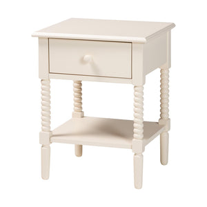 Baxton Studio Baxton Studio Braith Farmhouse Ivory King Bedroom Set - 4-Piece Rustic Charm & Durability Included SW8620-Ivory-4PC King Bedroom Set