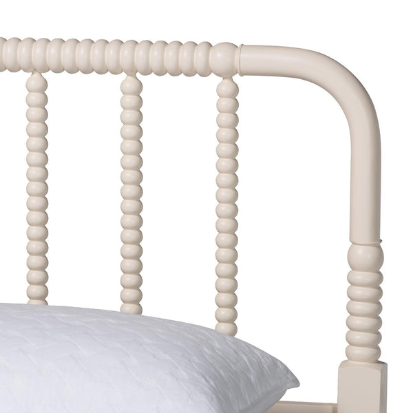 Baxton Studio Baxton Studio Braith Farmhouse Ivory King Bedroom Set - 4-Piece Rustic Charm & Durability Included SW8620-Ivory-4PC King Bedroom Set
