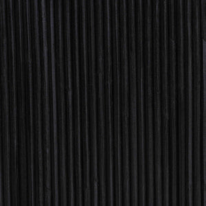 Baxton Studio bali Abebi Black Rattan Console Table – Boho Coastal Accent with Waterfall Design for Modern Spaces Abebi-Black Rattan-Console Table