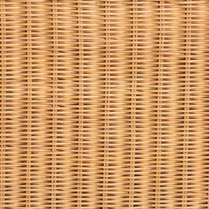 Baxton Studio bali Chica Scalloped Rattan Console Table - Handcrafted Coastal Boho Accent Table with Drawer Chica-Light Honey Wicker-End Table