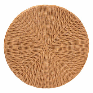 Baxton Studio bali & pari Handwoven Rattan Console Table with Drawer - Coastal Boho Accent Table for Home Decor Dayo-Light Honey Wicker-End Table