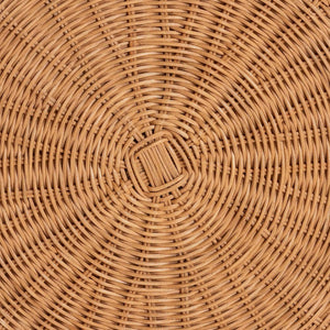 Baxton Studio bali & pari Handwoven Rattan Console Table with Drawer - Coastal Boho Accent Table for Home Decor Dayo-Light Honey Wicker-End Table