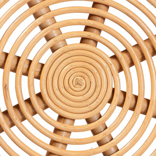 Baxton Studio bali Adeola Handcrafted Rattan Coffee Table - Coastal Boho Lantern Design for Living Room Charm Adeola-Light Honey Rattan Coffee Table