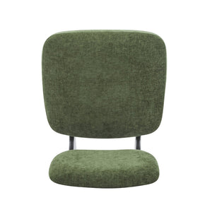 English Elm [set of 2] Beige Polyester Barrel Lounge Chairs with Black Wood Base for Living Room Black+Green N767P373046G