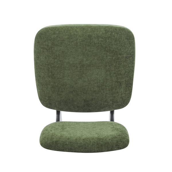 English Elm [set of 2] Beige Polyester Barrel Lounge Chairs with Black Wood Base for Living Room Black+Green N767P373046G
