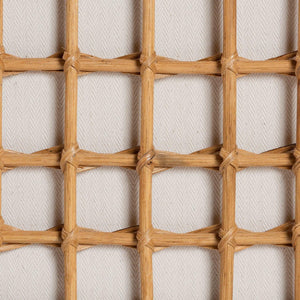 Baxton Studio bali Aiko Handwoven Rattan Daybed with Plush Cushion - Stylish Boho Coastal Lounge for Any Room Aiko-Natural Rattan-Cushioned-Daybed