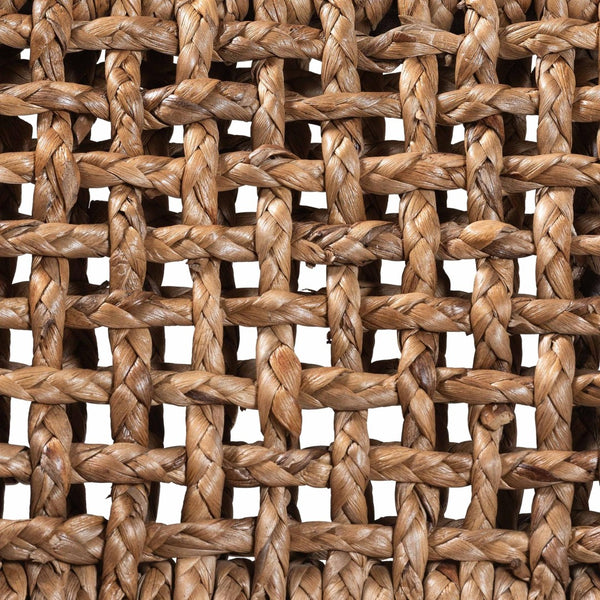 Baxton Studio bali Alise Handwoven Seagrass Bar Stool with Mahogany Frame – Chic Modern Chair for Home Bar or Kitchen Dark Alise-Mahogany-Cushion-BS