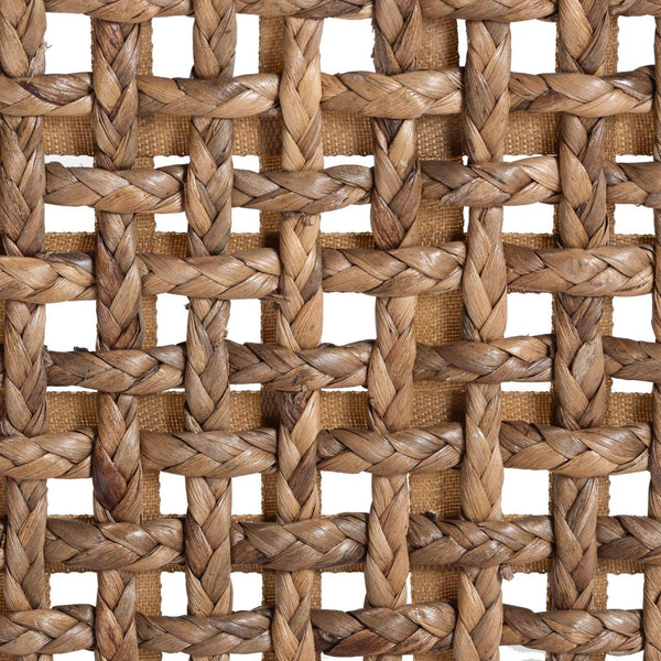 Baxton Studio bali Alise Handwoven Seagrass Bar Stool with Mahogany Frame – Chic Modern Chair for Home Bar or Kitchen Earthy Alise-Mahogany-Brown-Cushion-BS