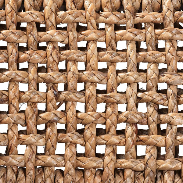 Baxton Studio bali Alise Handwoven Seagrass Counter Stool - Elegant Mahogany Frame for Kitchen Bar & Island Use Alise-Mahogany-Brown-Cushion-CS