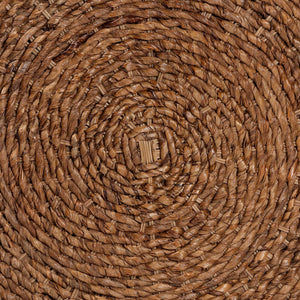 Baxton Studio bali Riau Handwoven Seagrass Coffee Table – Round Natural Wicker Table for Bohemian Home Décor Riau-Natural Antique-CT