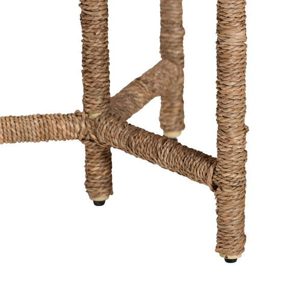 Baxton Studio bali Fumito Handwoven Seagrass End Table - Stylish Round Boho Accent for Living Room & Sunroom Decor F248-FT1-Seagrass-ET