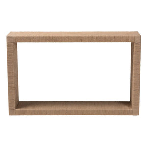 Baxton Studio bali Rajiya Handwoven Jute Console Table - Minimalist Coastal Accent for Entryway & Living Room Use F248-FT8-Seagrass-Console Table