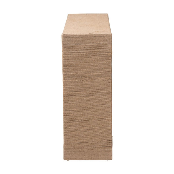 Baxton Studio bali Rajiya Handwoven Jute Console Table - Minimalist Coastal Accent for Entryway & Living Room Use F248-FT8-Seagrass-Console Table