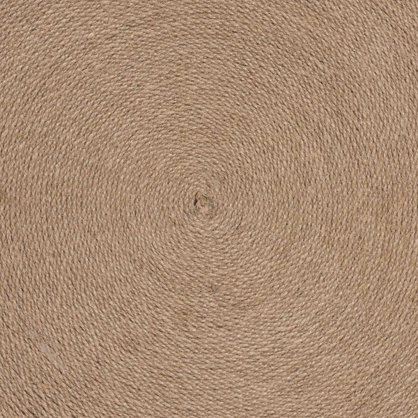 Baxton Studio bali Handwoven Jute Coffee Table - Coastal Boho Round Centerpiece for Living Room & Lounge Spaces F248-FT9-Seagrass-Round-Coffee Table