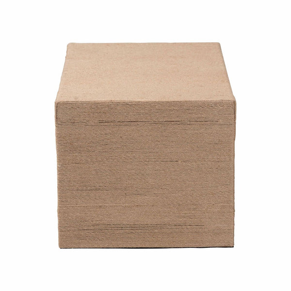 Baxton Studio bali Adaya Handwoven Jute Coffee Table - Chic Rectangular Center Table with Open Shelf Storage & Style F248-FT11-Seagrass-Rectangular-Coffee Table