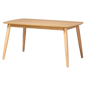 Baxton Studio Baxton Studio Jennica 5-Piece Mid-Century Dining Set - Stylish Solid Wood Table & Comfortable Boucle Chairs Jennica-White Boucle/Natural-5PC Dining Set