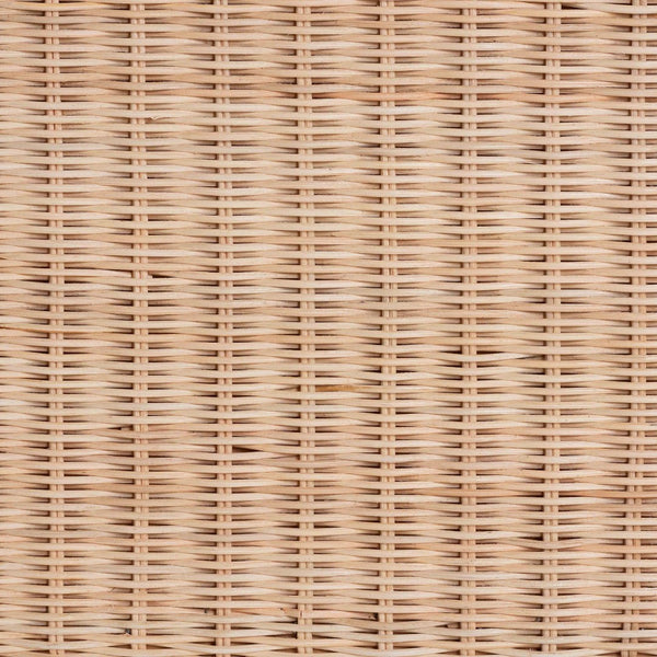 Baxton Studio bali Damita Scallop Rattan Lift-Top Storage Bench – Boho Chic Organizer for Bedroom & Entryway Decor WS127-Natural Rattan-Storage Bench