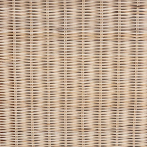 Baxton Studio bali Bali Barid Braided Rattan Storage Bench - Coastal Boho Style with Cushioned Lid for Home Organization WS131-Natural Rattan-Cushioned Storage Bench