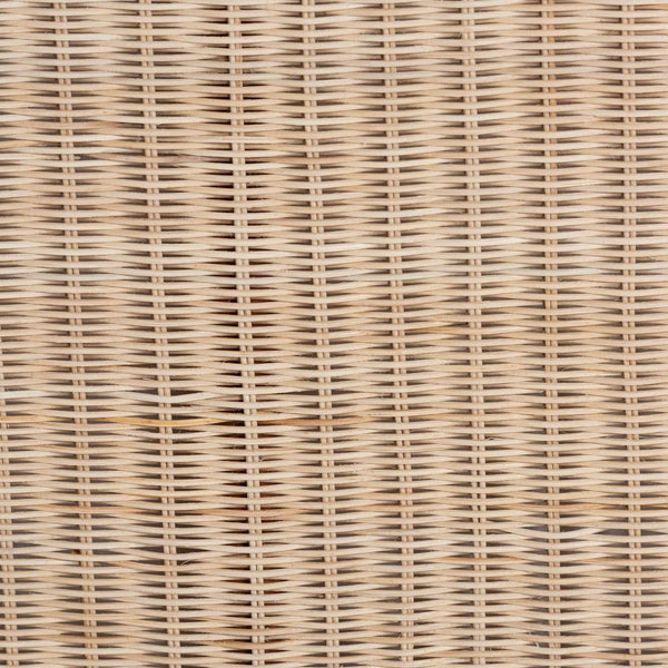 Baxton Studio bali Barid Braided Rattan Storage Bench with Lift-Top Cushion - Coastal Boho Charm for Home Decor WS134-Natural Rattan-Cushioned Storage Bench