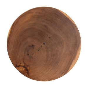 Baxton Studio bali Bali Bancroft Handcrafted Solid Suar Wood Side Table - Unique Hourglass Design for Modern Boho Rooms Suar S/T 002-Natural-Side Table