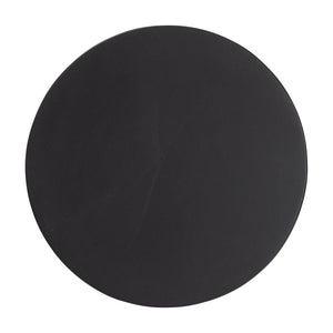 Baxton Studio bali Nomiki Solid Suar Wood Side Table - Hand-Carved Hourglass Accent for Modern Boho Interiors Suar S/T 003-Black-Side Table