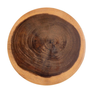 Baxton Studio bali Abrina Solid Suar Wood Side Table - Hand-Carved Modern Boho Accent with Unique Arched Base Suar S/T 004-Natural-Side Table