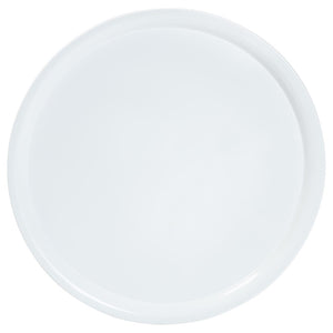 Baxton Studio Baxton Studio Modern Metal Pedestal Side Table - Sleek Round Tray Top for Indoor & Outdoor Use White H01-132670A-White/Metal-Side Table