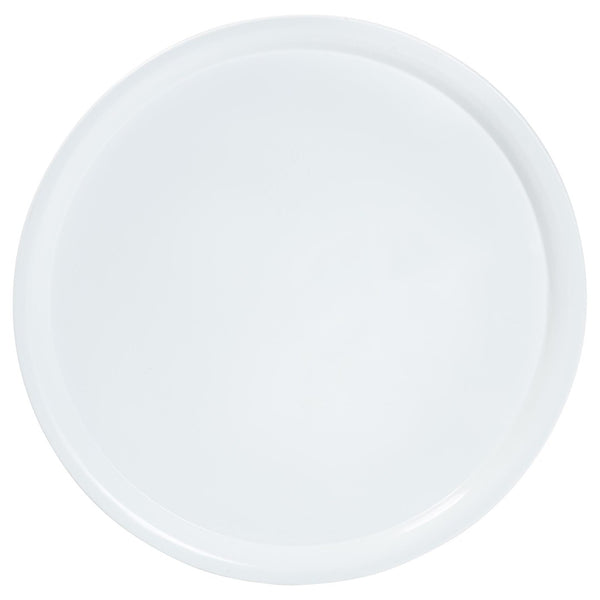 Baxton Studio Baxton Studio Modern Metal Pedestal Side Table - Sleek Round Tray Top for Indoor & Outdoor Use White H01-132670A-White/Metal-Side Table