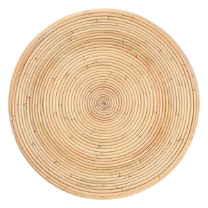 Baxton Studio bali Tokyo Laminated Rattan Side Table - Handcrafted Hourglass Accent Table for Modern Boho Spaces Natural Tokyo-Natural Rattan-Side Table