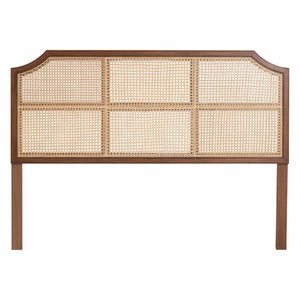 Baxton Studio Baxton Studio Hermine Headboard - Handwoven Bamboo & Solid Wood, Adjustable Queen Bed Accent, Chic Boho Style Hermine-HRN20-Headboard Queen