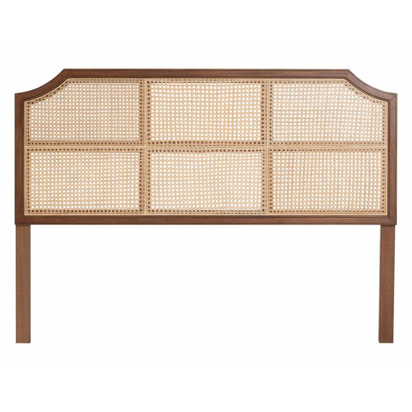 Baxton Studio Baxton Studio Hermine Headboard - Handwoven Bamboo & Solid Wood, Adjustable Queen Bed Accent, Chic Boho Style Hermine-HRN20-Headboard Queen