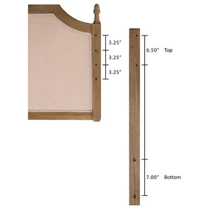 Baxton Studio Baxton Studio Lourdes Headboard - Elegant Upholstered Design with Solid Wood Frame for Stylish Bedrooms Louvre-Light Beige-Headboard Queen