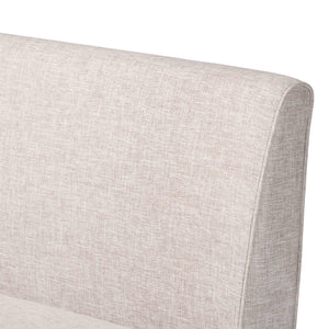Baxton Studio Bryna Modern Dining Nook Set With Elegant Upholstered Benches And Plush Foam Comfort For Meals Beige,Dark Brown Mdf+Plywood+Lvl(Internal Frame),Solid Rubberwood(Legs),Fabric "100% Polyester",Foam Bbt8085-beige-h1217-3-2pc Sf Bench