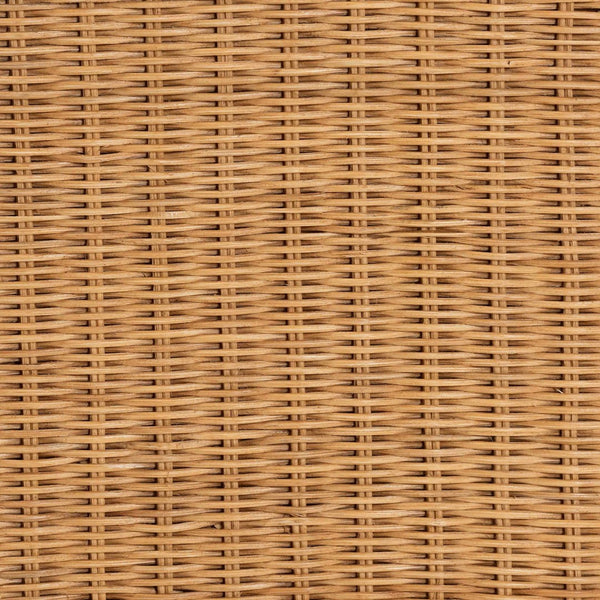 Baxton Studio bali Handwoven Rattan Coffee Table - Coastal Boho Style with Lower Shelf for Stylish Living Rooms Dolby-Light Honey/Rattan-Coffee Table