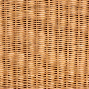 Baxton Studio bali & pari Handwoven Rattan Console Table - Coastal Boho Style with Openwork Design, Slim Profile Dolby-Light Honey/Rattan-Console Table