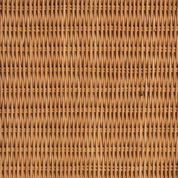 Baxton Studio bali Dolby Handwoven Rattan End Table - Coastal Boho Accent with Storage Shelf for Living Room Decor Dolby-Light Honey/Rattan-End Table