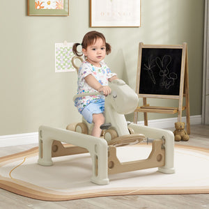 English Elm Qaba 5 in 1 Convertible Rocking Horse Ride on Balance Bike for Toddlers Ages 1 to 6 W2225P229336