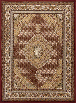 English Elm Manchester Red Area Rug 5'3" X 7'3" - Durable, Stylish, Pet-Friendly Design For High-Traffic Areas B186P316789