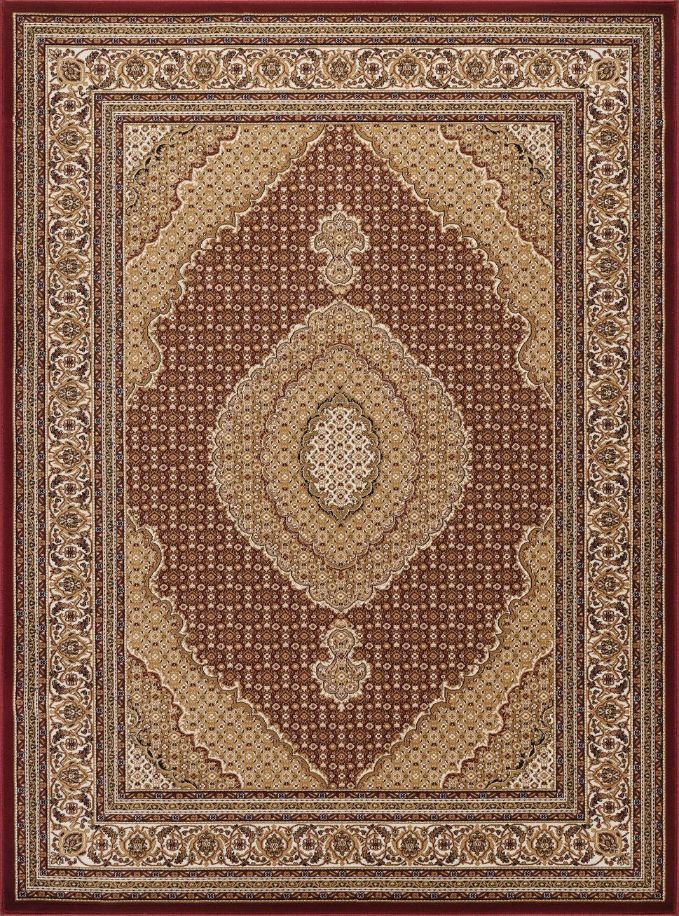 English Elm Manchester Red Area Rug 9'2" X 12'6" - Durable, Stain-Resistant, Soft Polypropylene For Homes B186P316791