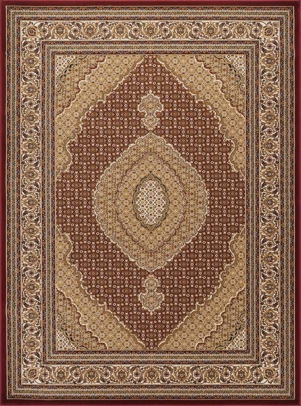 English Elm Manchester Red Area Rug 7 Ft. 10 In. X 10 Ft. 6 In. - Durable, Stain-Resistant, Kid & Pet Friendly B186P316790