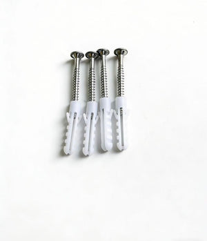 English Elm Bathroom Mirror Cabinet Screw Anchor Set Galvanized Steel Rust Proof Wall Mount Kit W3083P465629