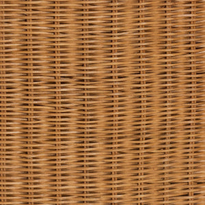 Baxton Studio Bali Carina Handwoven Natural Rattan 3-seater Sofa With Plush Cushions For Boho Coastal Living Light Honey Natural Rattan,Metal (Internal Frame),Fabric "100% Polyester",Foam Palm-light Honey/Rattan-cushioned-sofa