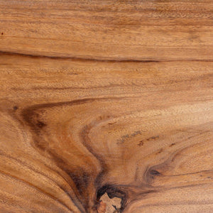 Baxton Studio bali Biyu Suar Wood Dining Bench - Handcrafted Live Edge Rustic Seating for Dining or Entryway Decor Biyu-Natural/Wooden-Bench