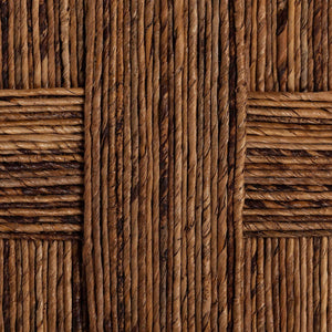 Baxton Studio bali Chabela Handwoven Seagrass Dining Chair Set of 2 – Rustic Mango Wood Frame, Boho Chic Comfort Cordoba-Type B-Light Brown Wood/Natural Weave-DC-KD Box