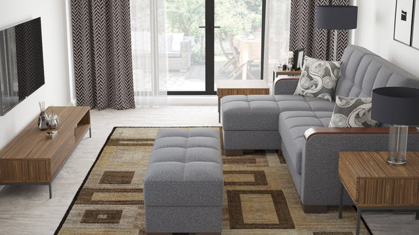 English Elm Primenest Zenaero Convertible Chaise Lounge With Storage – Stylish, Comfortable, And Versatile Design B030P303557-GIGA