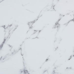 Baxton Studio Baxton Studio Brenta Faux Marble Lift-Top Storage Trunk - Elegant Organizer for Home Décor & Clutter JY24A208-White/Grey-Wooden-Ottoman