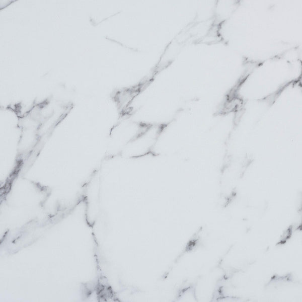 Baxton Studio Baxton Studio Brenta Faux Marble Lift-Top Storage Trunk - Elegant Organizer for Home Décor & Clutter JY24A208-White/Grey-Wooden-Ottoman