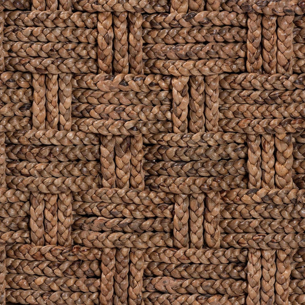 Baxton Studio bali Rhinos Handwoven Seagrass Daybed - Twin Coastal Boho Bed with Stylish Basketweave Design Rhinos-Bleached Lt Brwn No Mattress-Daybed